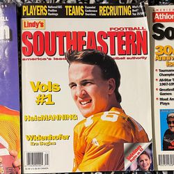 Peyton Manning Southeastern College Football Magazines