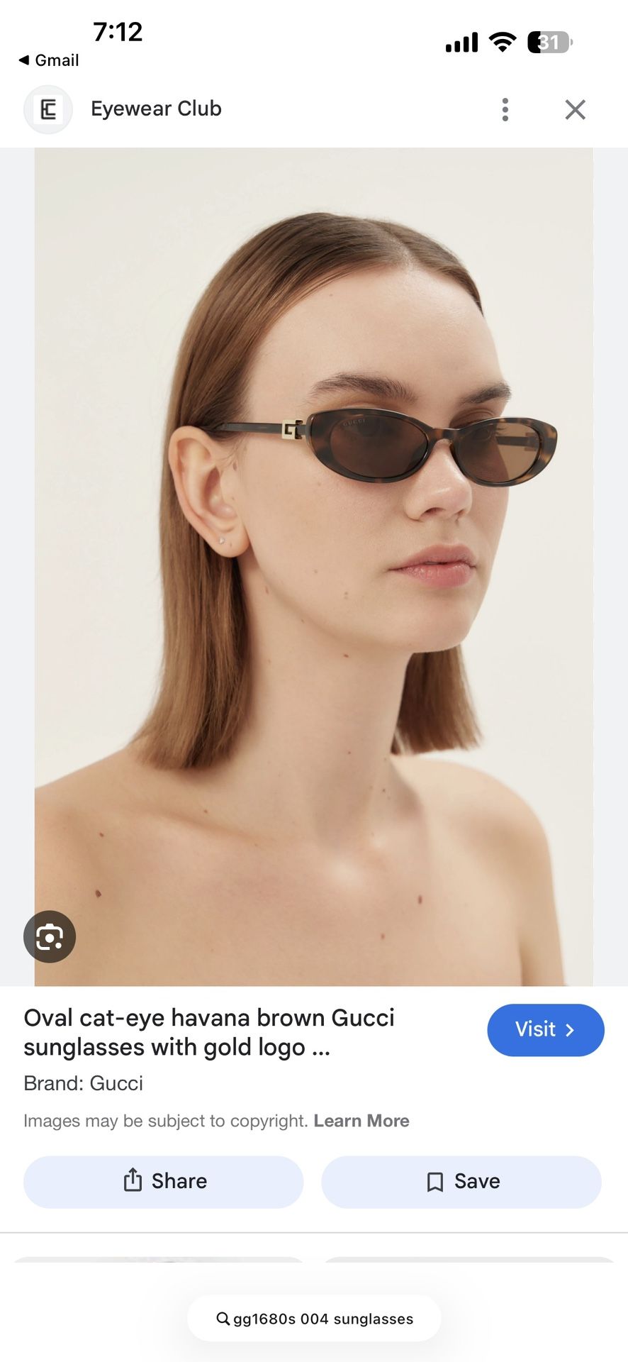 Gucci Tortoiseshell Oval sunglasses π₯