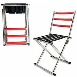 BiYeer Portable Stanley Steel Chair for Fishing or Camping, Heavy Duty, Hunting Seat w/Large High Back. 