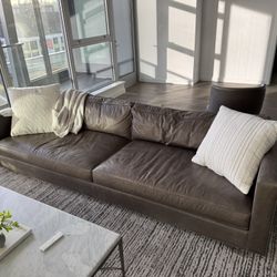 Restoration Hardware Leather Couch