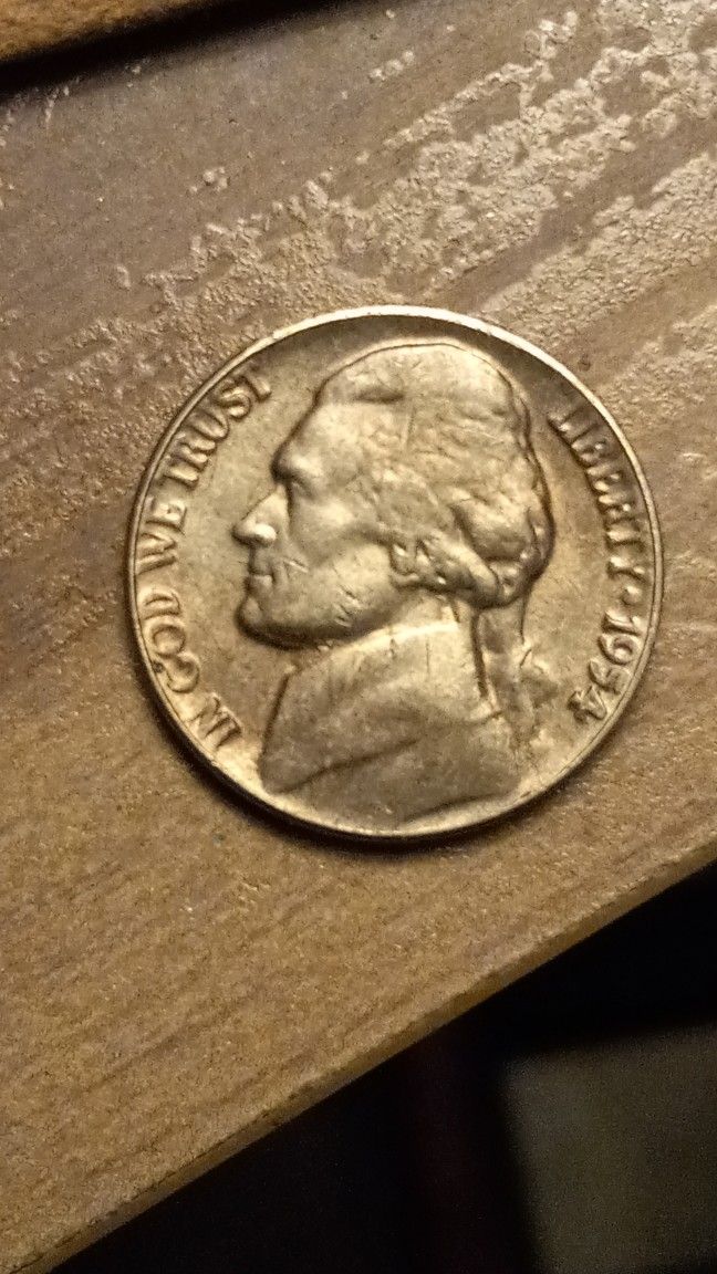 1954 Jefferson Nickel