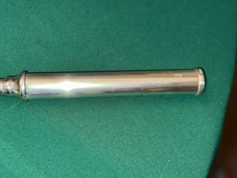 Restoration Hardware polished nickel Curtain Rod