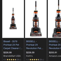 Carpet Cleaner Bissell Proheat 2x