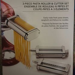 KitchenAid 3 Piece Pasta Roller & Cutter SetKitchenAid 3 Piece Pasta Roller & Cutter Set