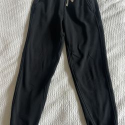 Everlane Women’s Organic Cotton Black Joggers – Size XXS (Like New)