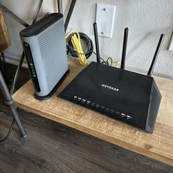 Motorola Modem & Netgear Router
