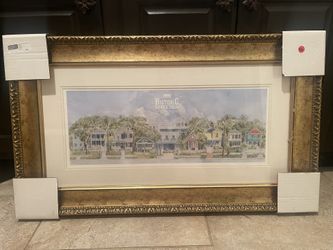 Vintage Historic Galveston Painting