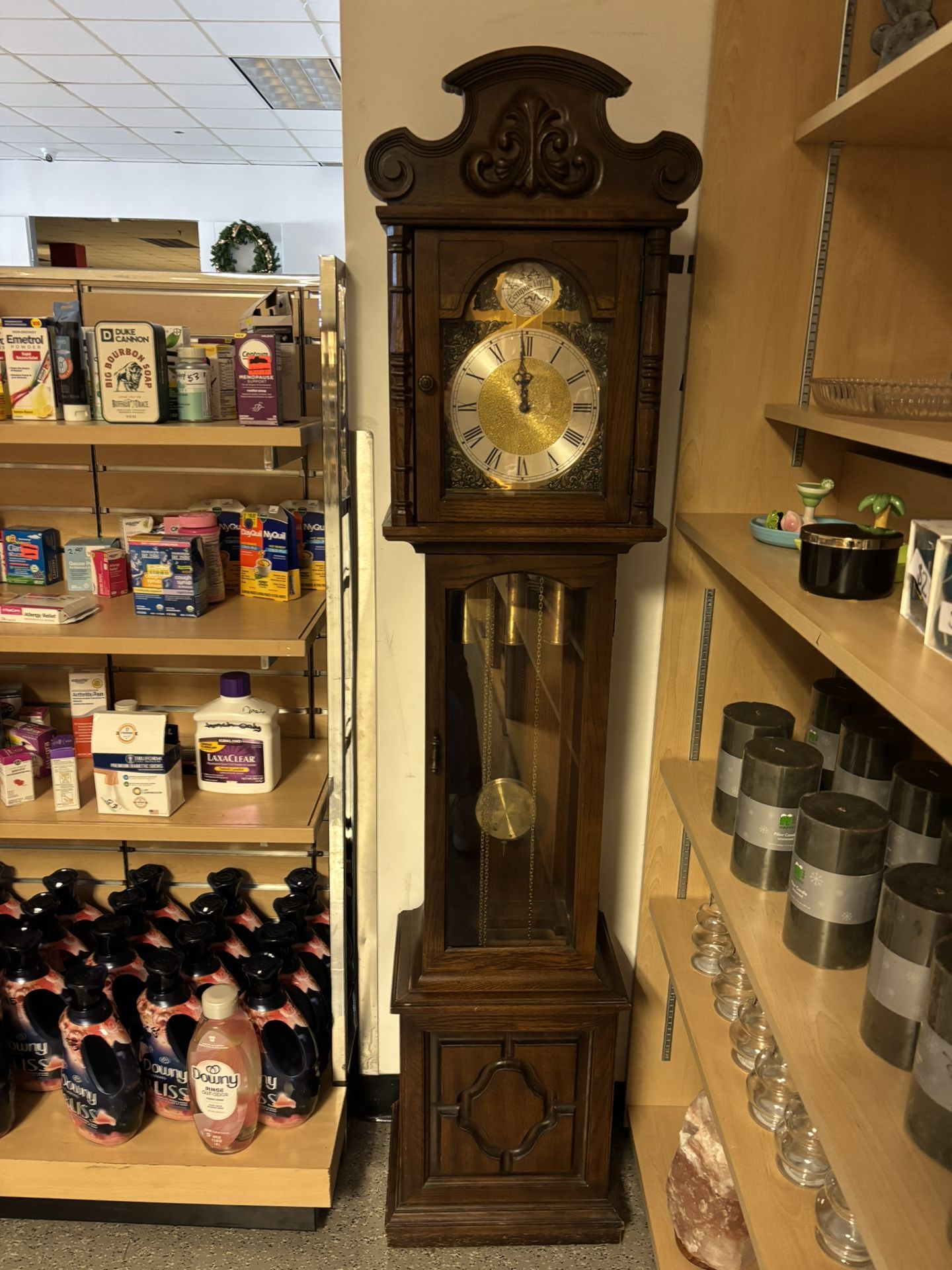 Grandfather Clock – Classic “Tempus Fugit” Style