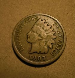 1907 Indian head cent