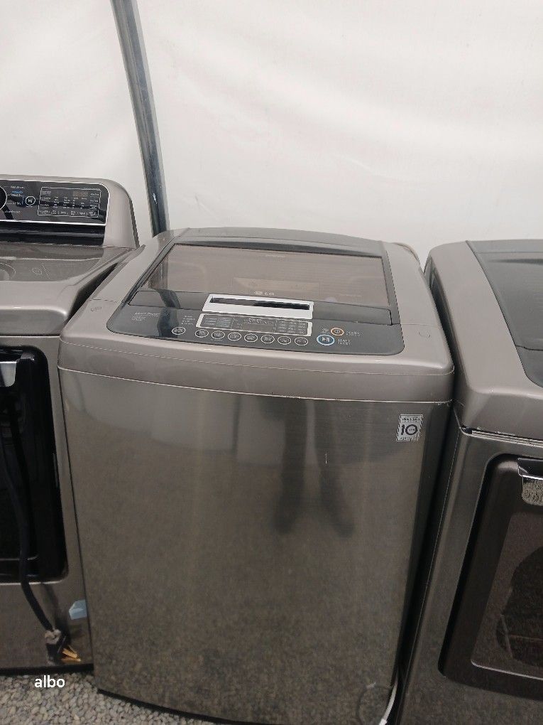 Lg Washer And Dryer Set Electric Topload