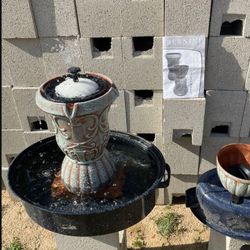 Fountain 💦  Never Used 💦 ⛲️Includes Three Fountain Water Designs ✨+✨ Lights-Up  +Bird Bath Convention ⛲️