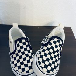 Vans Checkered Slip On Size 6C