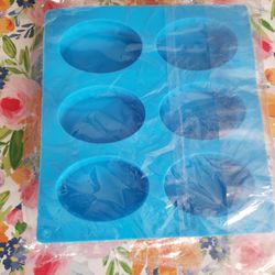Silicon Mold (6 Large Oval)