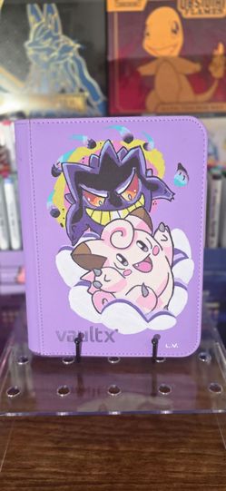 👻 Vault X Premium 4-Pocket Zip Binder (Gengar / Clefairy Pokémon Edition) 👻