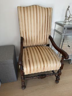 Vintage Wooden Armchairs