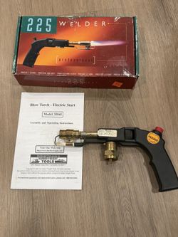 Welder 225 Professional Blow Torch with Piezo Start with Manual