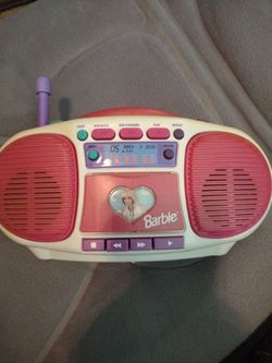 Barbie boombox