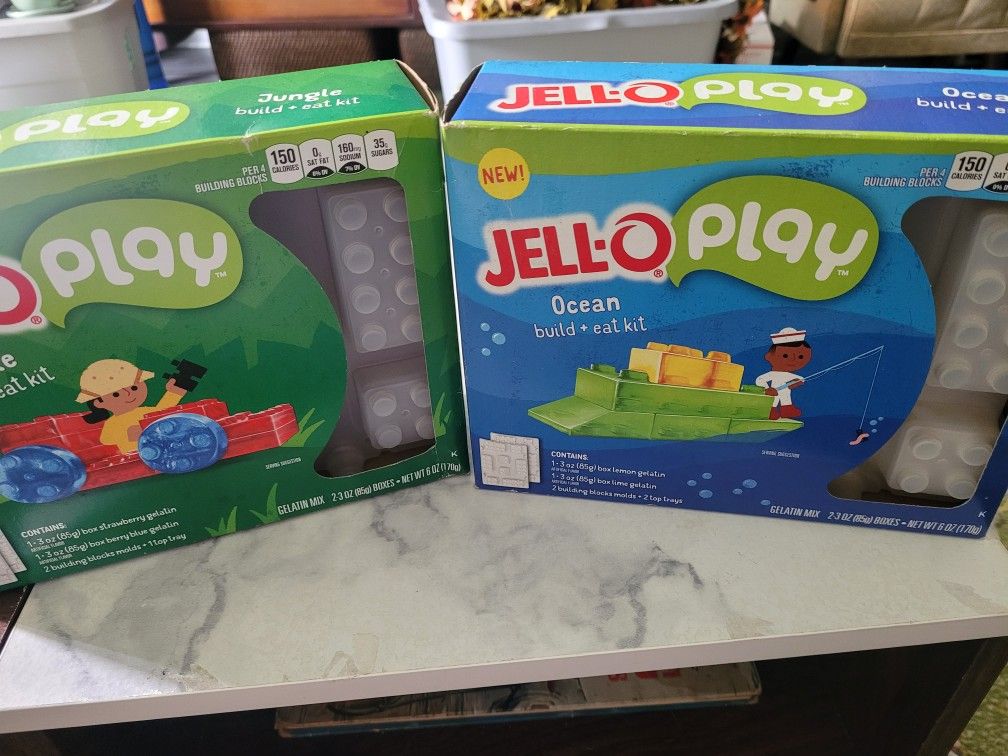 Jell-O Build &Eat Kit - Jungle And Ocean