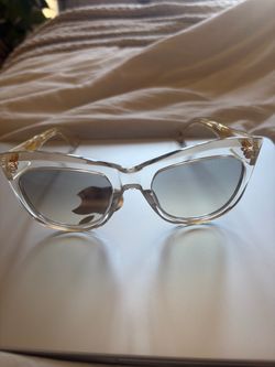 DITA Clear Cat-Eye Sunglasses – Gradient Lenses