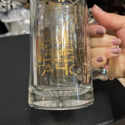 Gold Tahoe Glass Mug