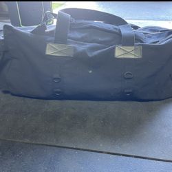 Firefighter Black Helmet Gear Bag