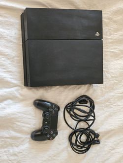 PS4 with wires, controller, COD