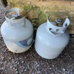 2 Propane Tanks 