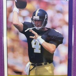 Really Nice 1991 Brett Farve Rookie Card # 611 Near Mint Or Better Condition 