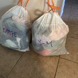Women’s Clothes 2 Bags Size Small, Mediums, Large 