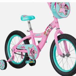 lol suprise 16 inch bike with training wheels