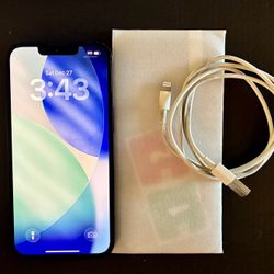 Bundle - Apple iPhone 13 Midnight 128GB (Factory Unlocked) Battery Health 94%