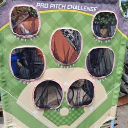Baseball Skill Building Pitch Challenge Game