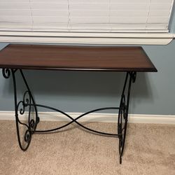 Brown Half Coffee Table