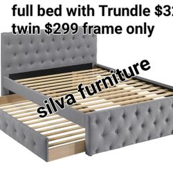 Full Bed With Trundle Frame Only 
