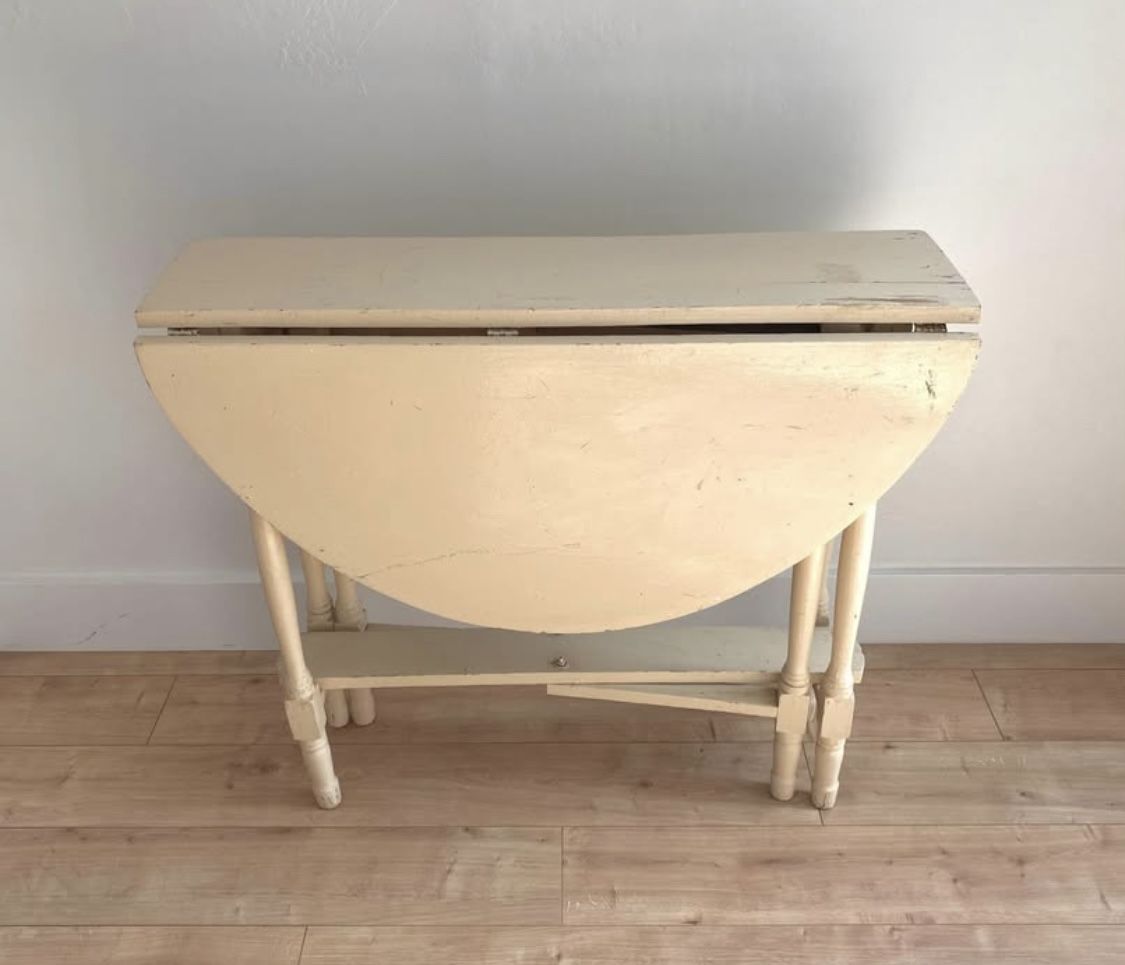 Antique Drop Leaf Table Farmhouse
