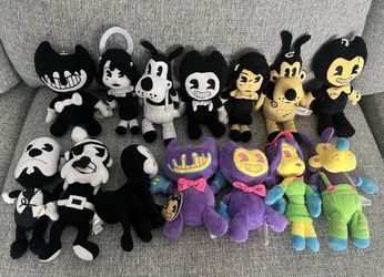 Bendy And The Ink Machine Toy Lot Plushies **See Description **
