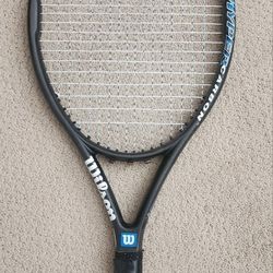 Three Wilson Tennis Rackets And Pro Kennex Tennis Racket Bag