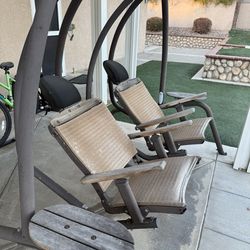 Dual recliner Swing