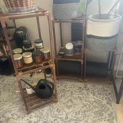 3 Wooden Storage Organizers 
