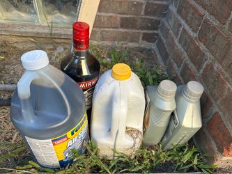Used synthetic motor oil