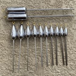 Spider Weights/Sinkers and Surf Leaders/Rigs