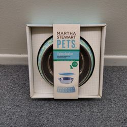 Martha Stewart 3 Dish Pet Bowls