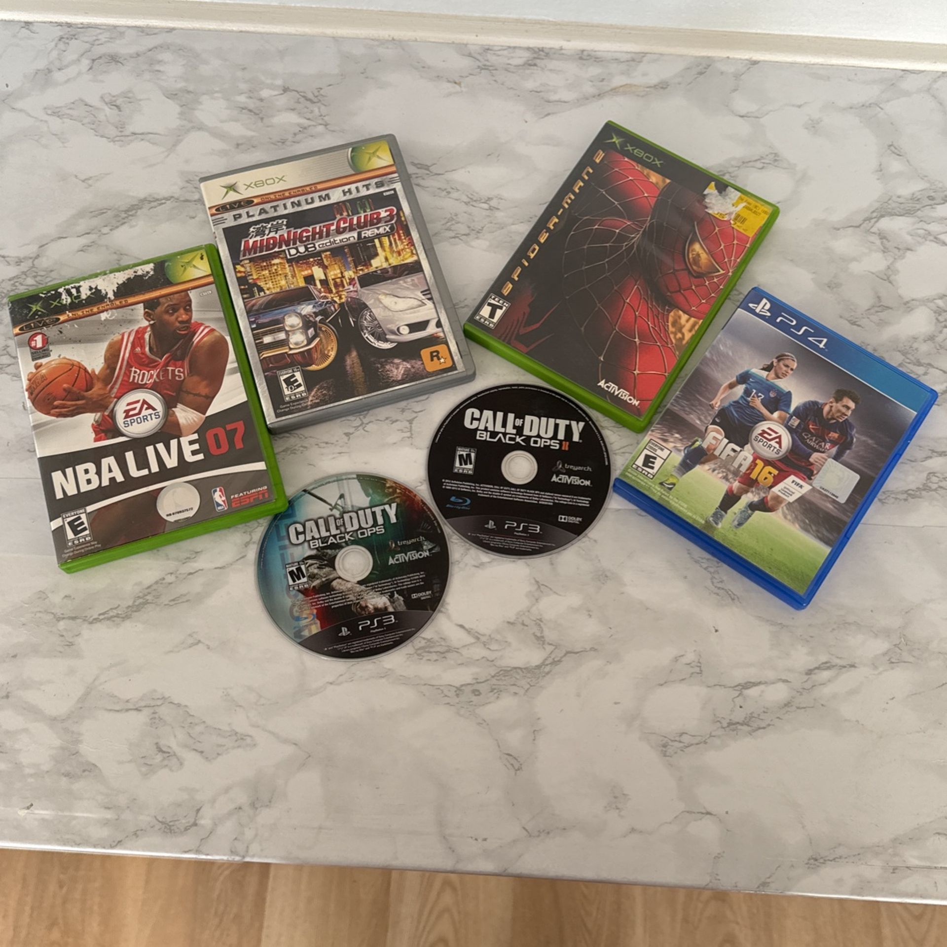 XBOX  and PS4, PS3 Games