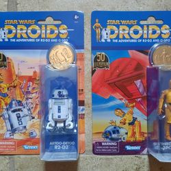 Star Wars Droids C-3PO and R2-D2 Figures. $15 EACH. Check Out My Other Star War Items For Sale