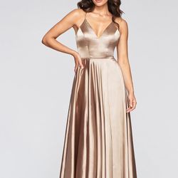 Flowy Gold Dress
