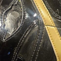 Jordan 1 Black And Gold Paten Beaters