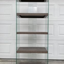 Bookcase Shelf Cabinet Dimensions:24”(W)x12”(D)x59”(H) Good work Like New condition