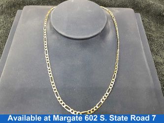 Figaro Chain - Yellow Gold 14k (.585) 7 grams 20 inch