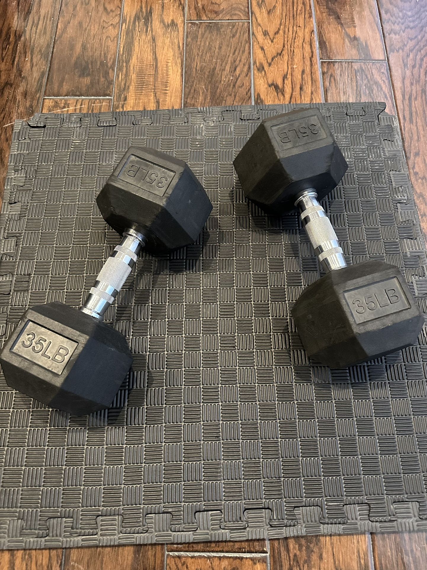 Pair of Dumbbells - 35 Lbs
