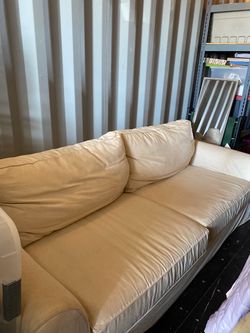 Oversized Pottery-Barn Sofa And Cover